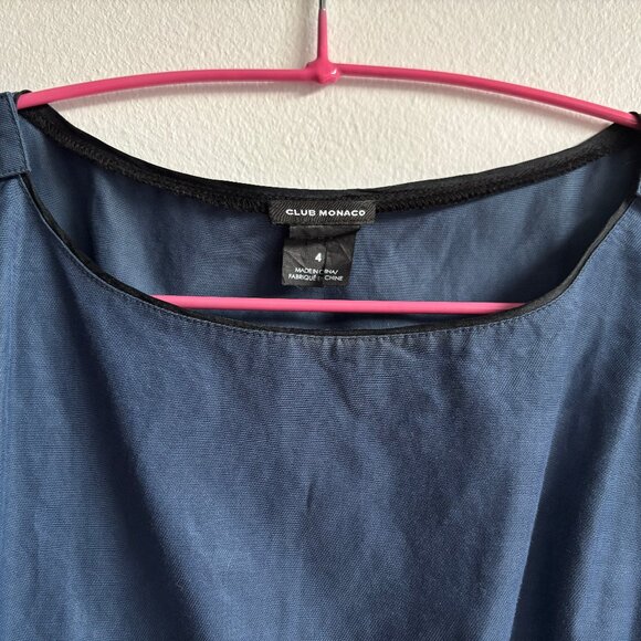 Sz4 Club Monaco Taffeta Midi Dress - Picture 10 of 10